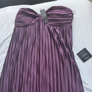 Lavish Strapless lulus  Dress in Rich Purple